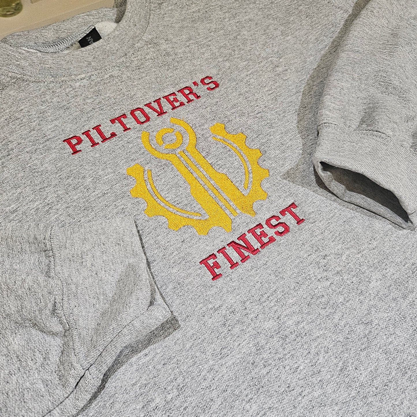 City of Progress Embroidered crewneck
