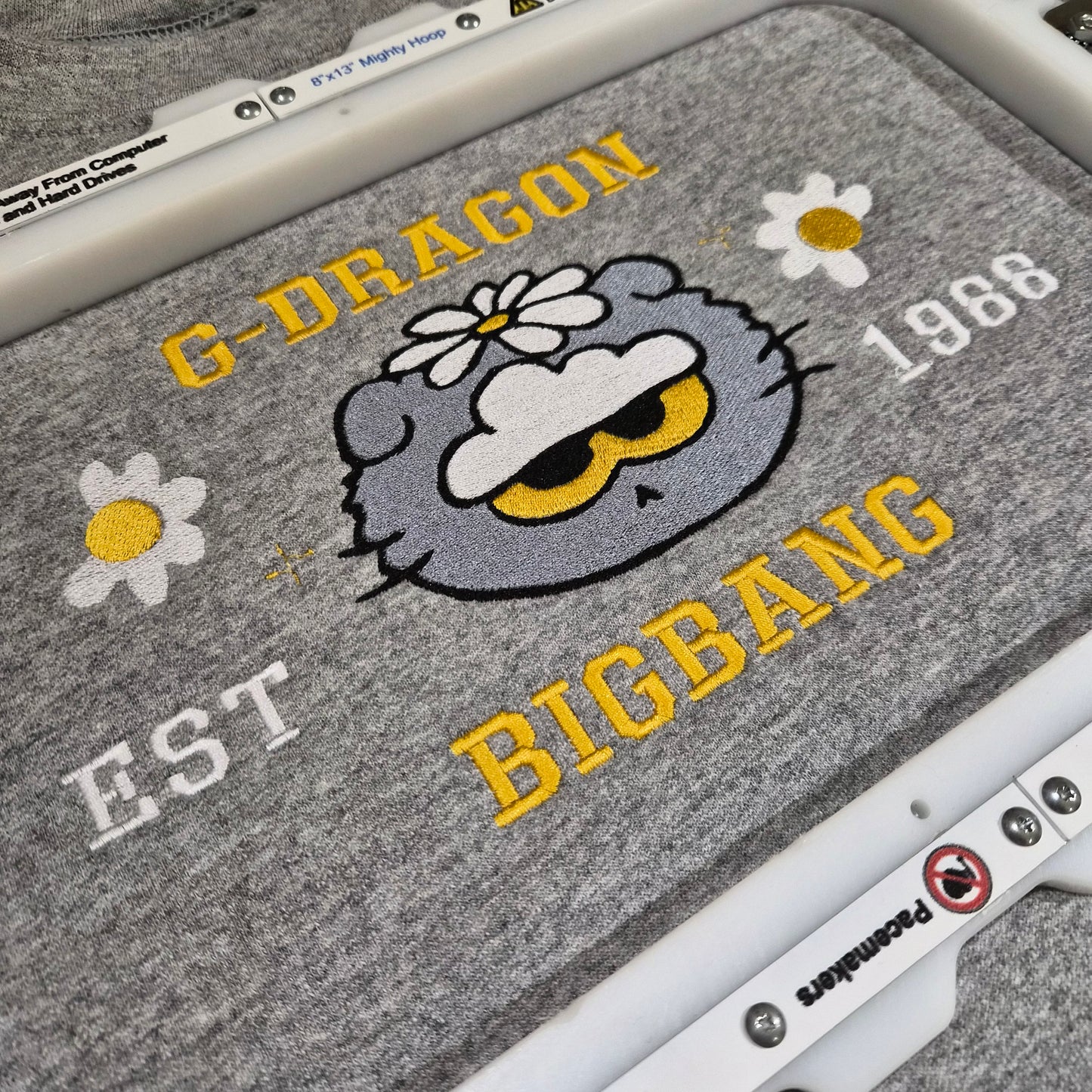 Daisy Cat embroidered crewneck