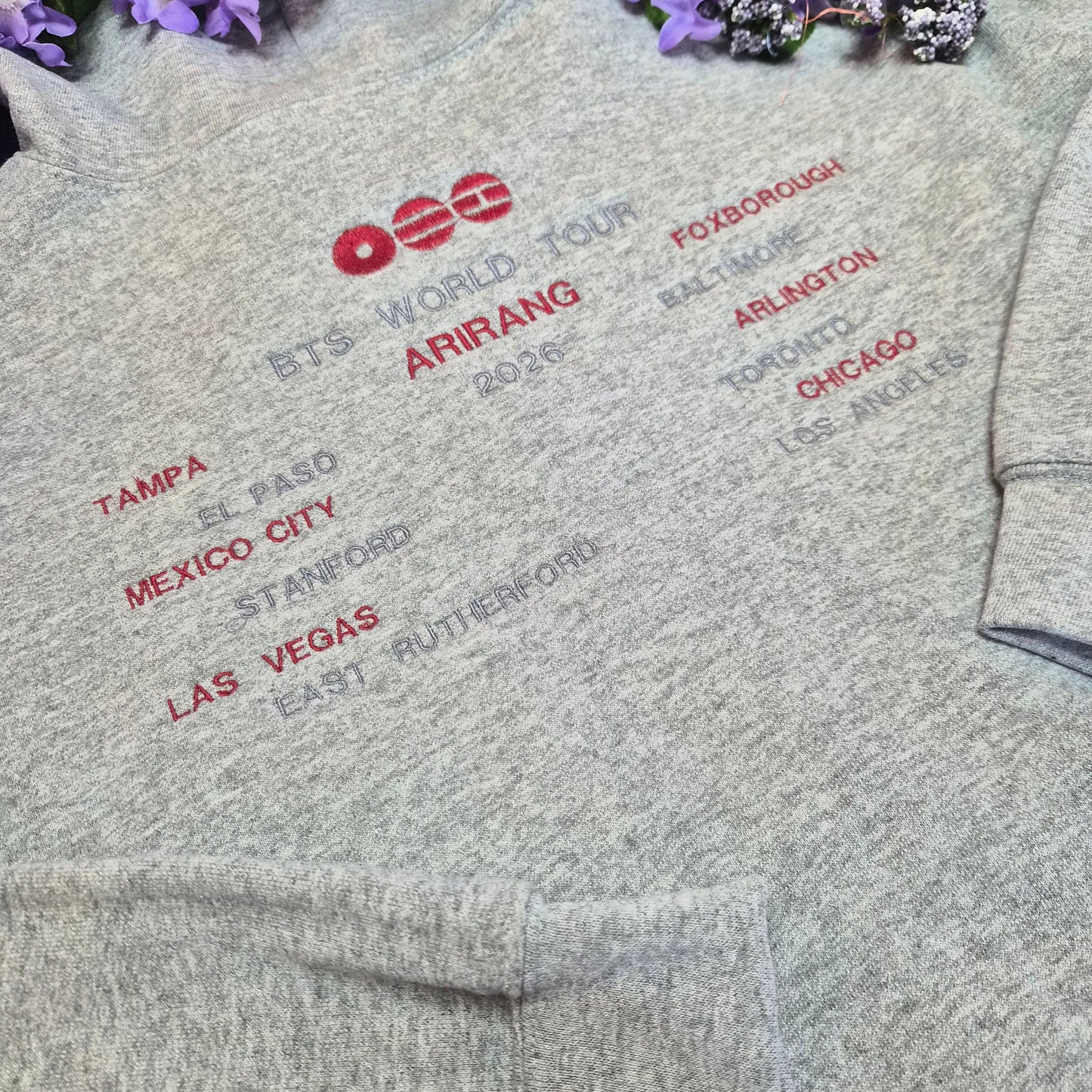 Arirang tour stop zip up