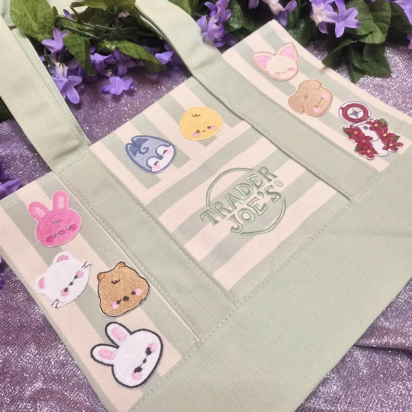 Kpop tote striped version