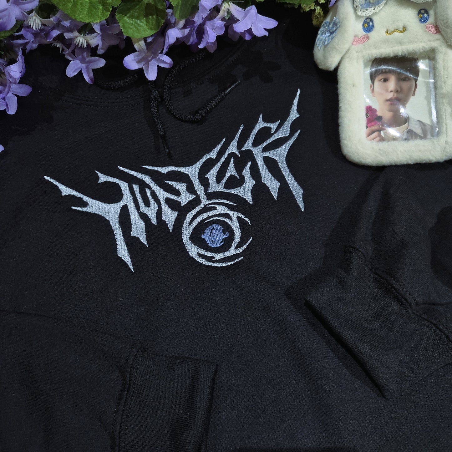 Uncanny Valley embroidered hoodie