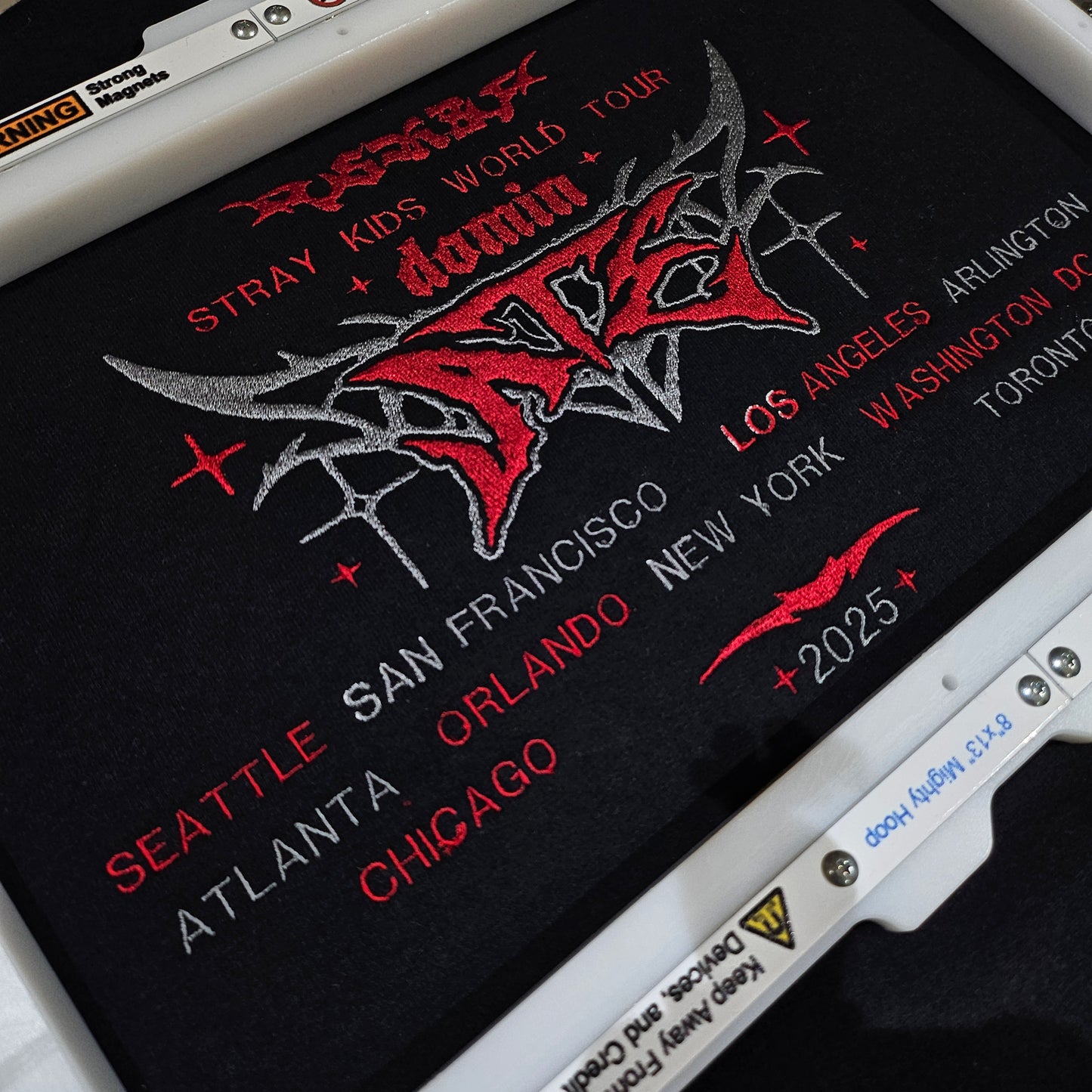 ATE 2025 embroidered tour hoodie