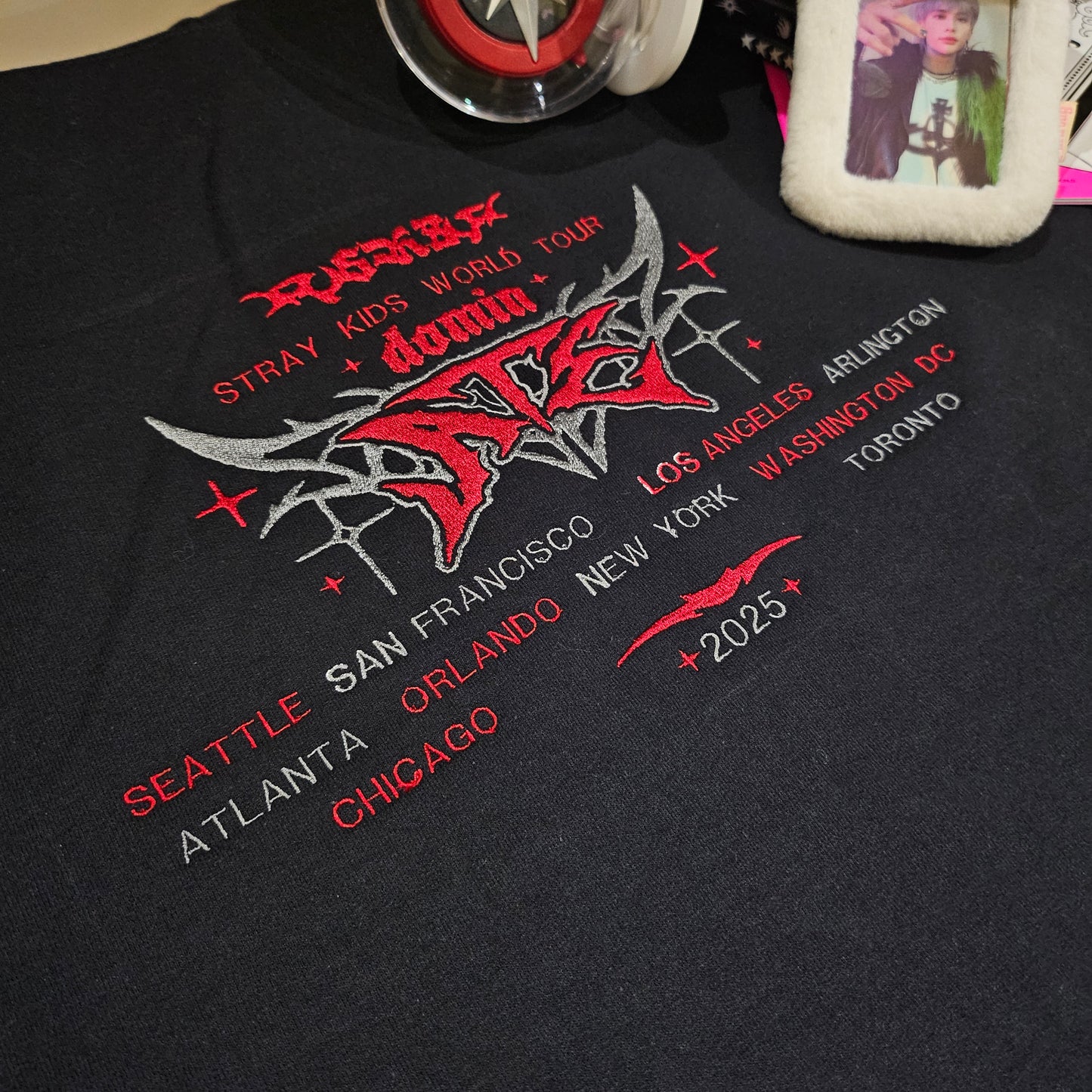 ATE 2025 embroidered tour hoodie