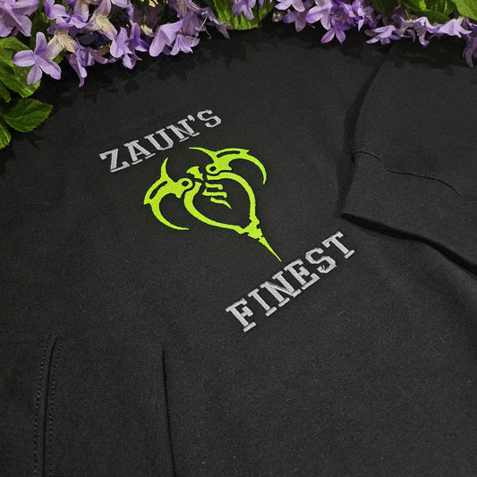 Zaun's Finest embroidered crewneck