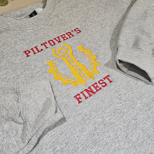 City of Progress Embroidered crewneck