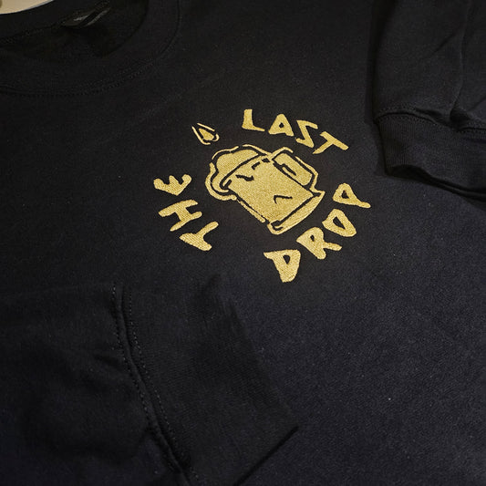 The Last Drop embroidered crewneck