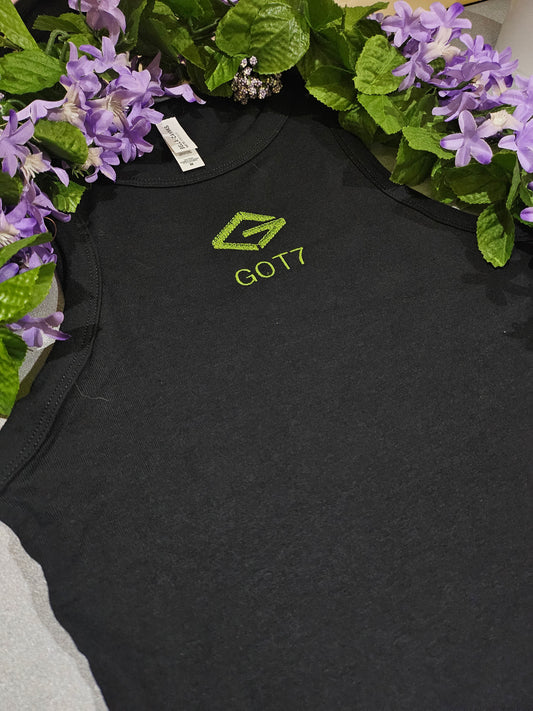 GOT7 embroidered tank top
