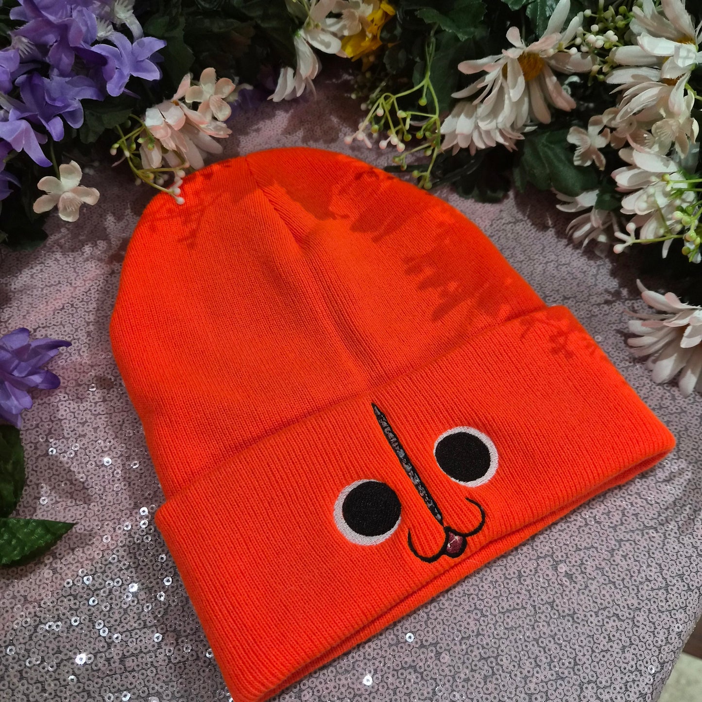 Chainsaw puppy beanie