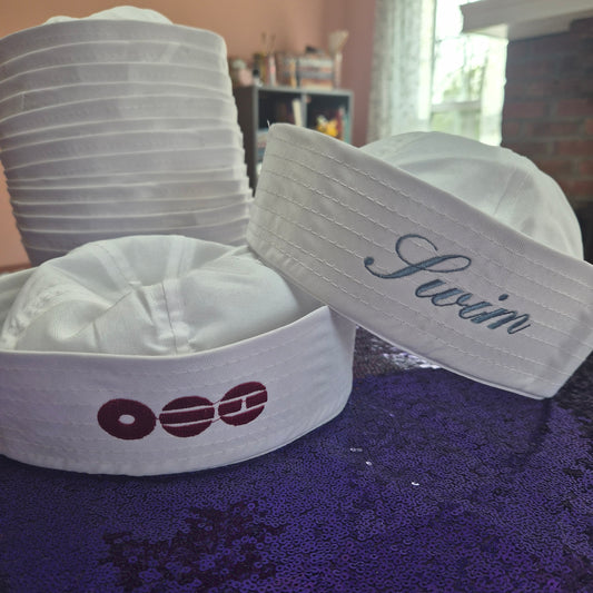 Swim sailor hat