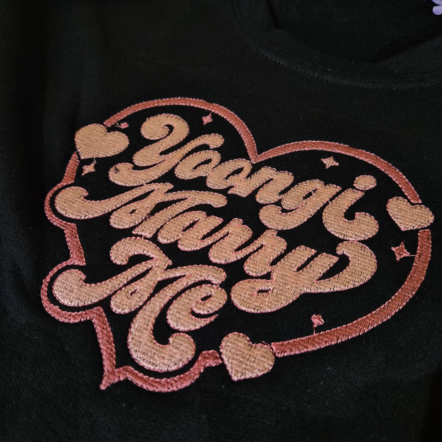 Yoongi Marry Me crewneck