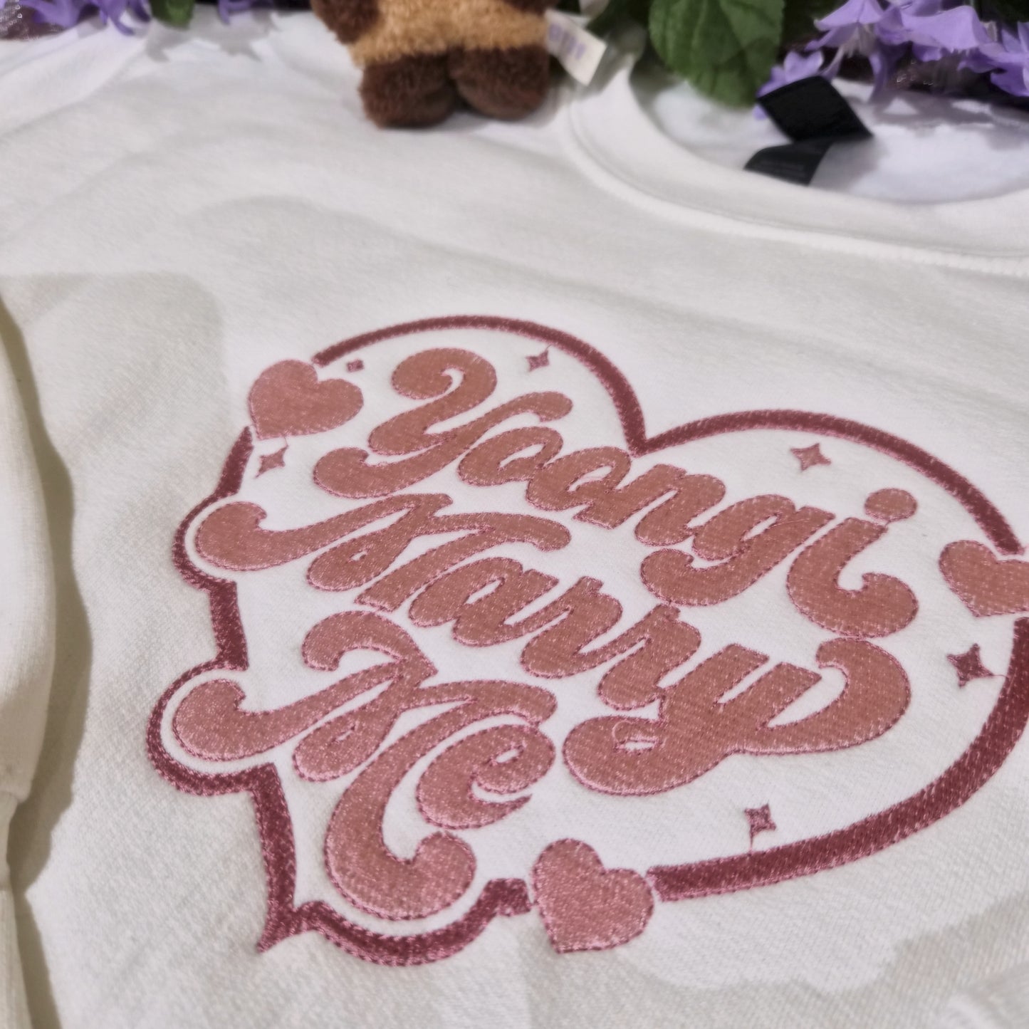Yoongi Marry Me crewneck