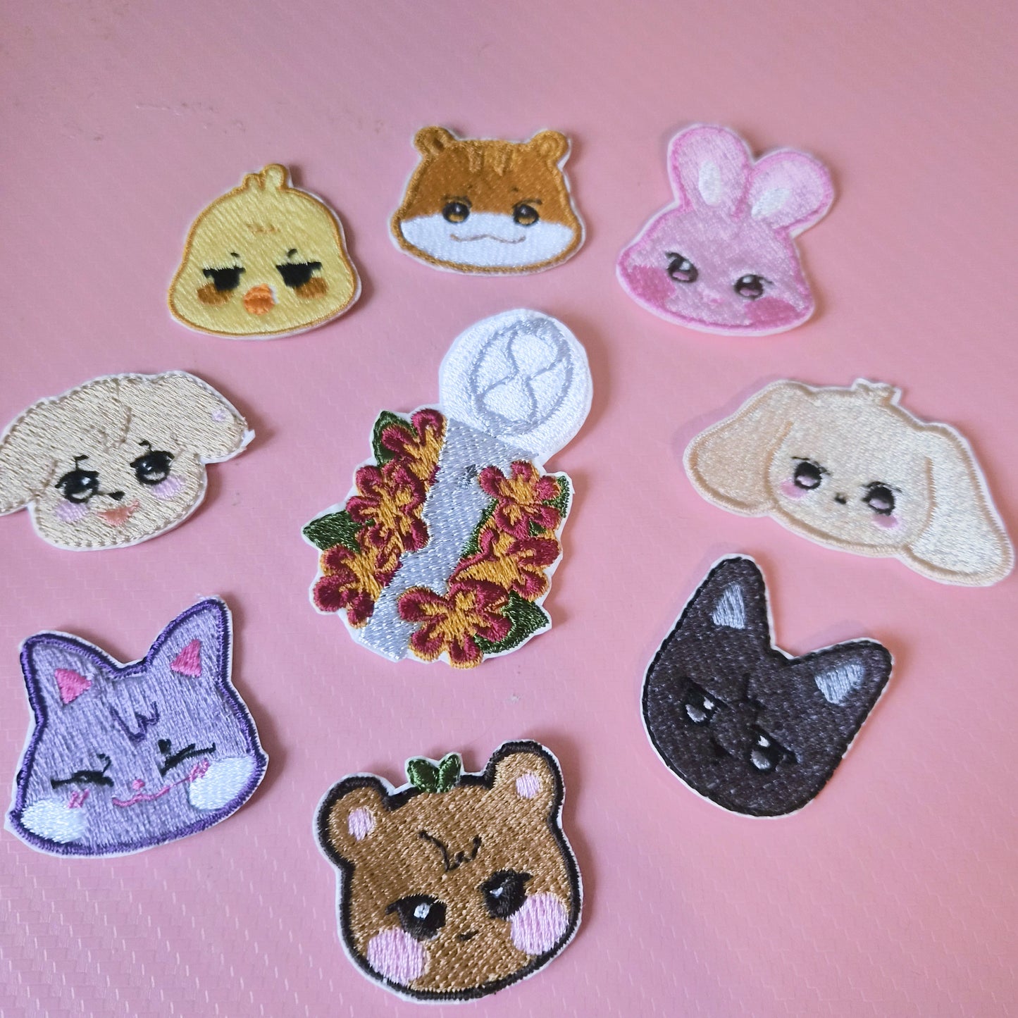 Ateez embroidered patches