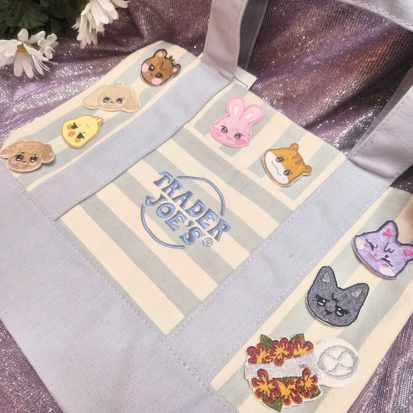 Kpop tote striped version
