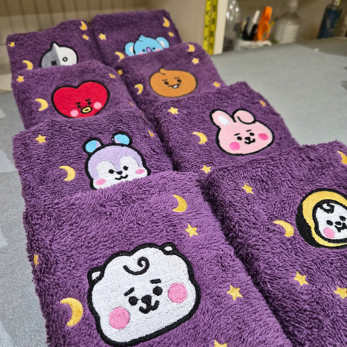 BT21 washcloths