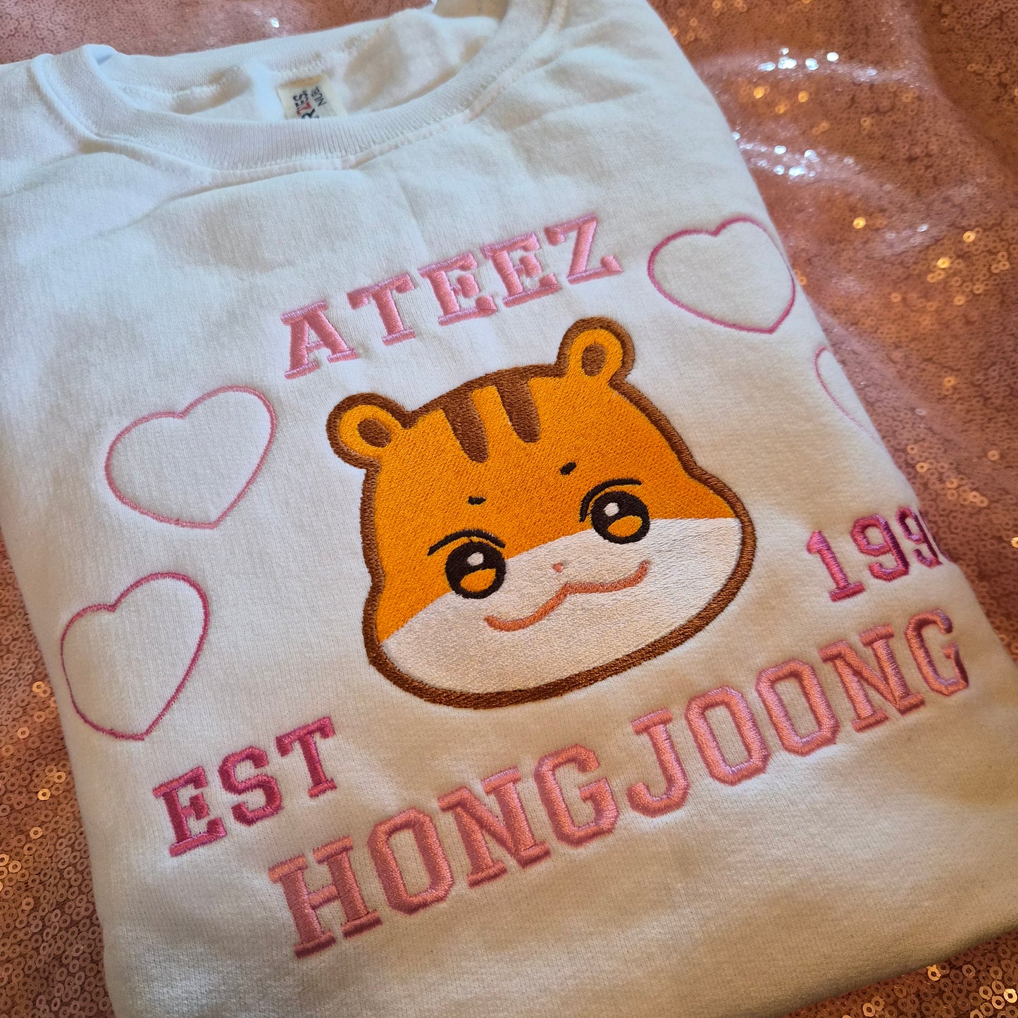 Captain squirrel embroidered crewneck