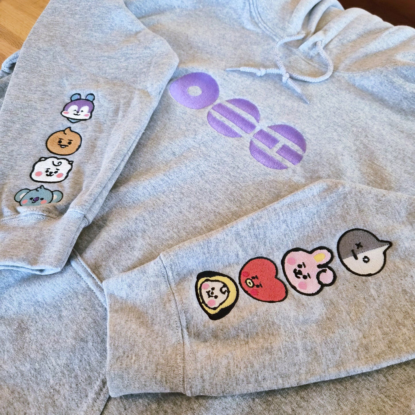Arirang tour hoodie all 8 bt21 version