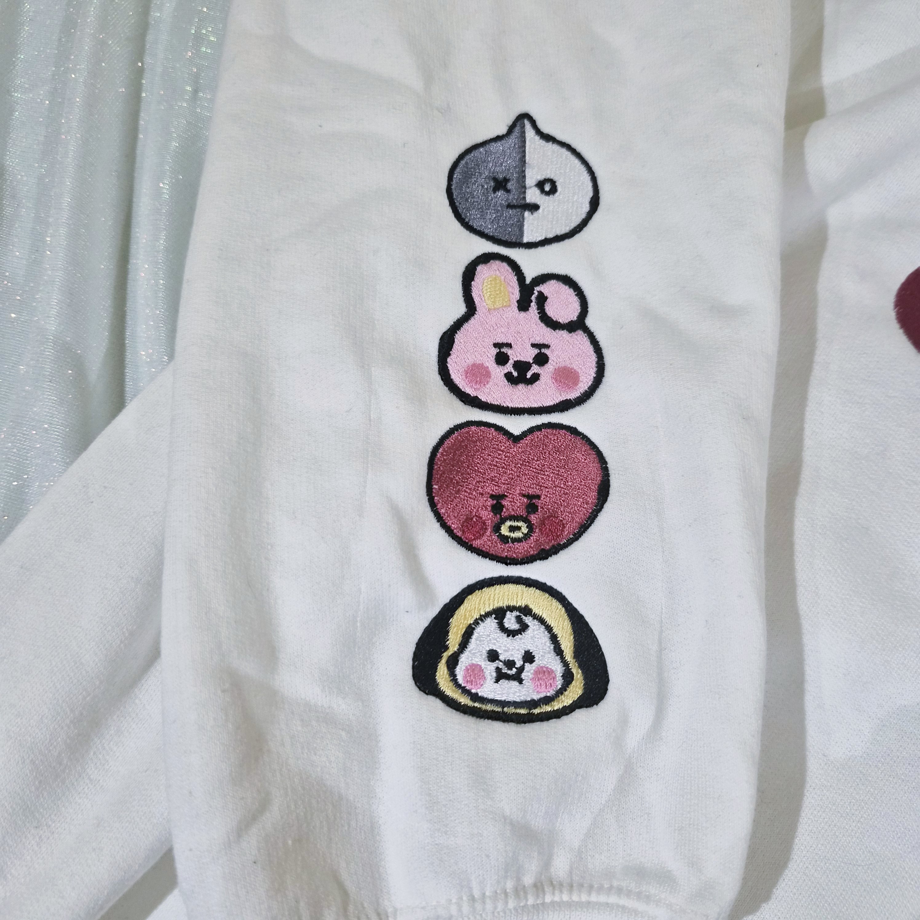 Arirang tour hoodie all 8 bt21 version – Moss Embroidery