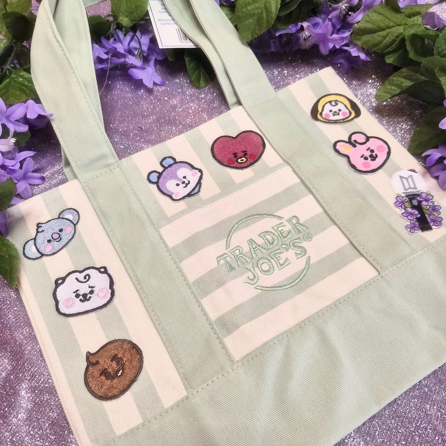 Kpop tote striped version