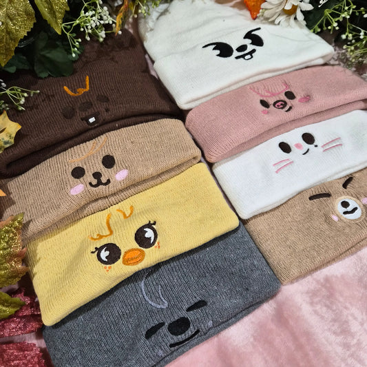 SKZ embroidered beanies
