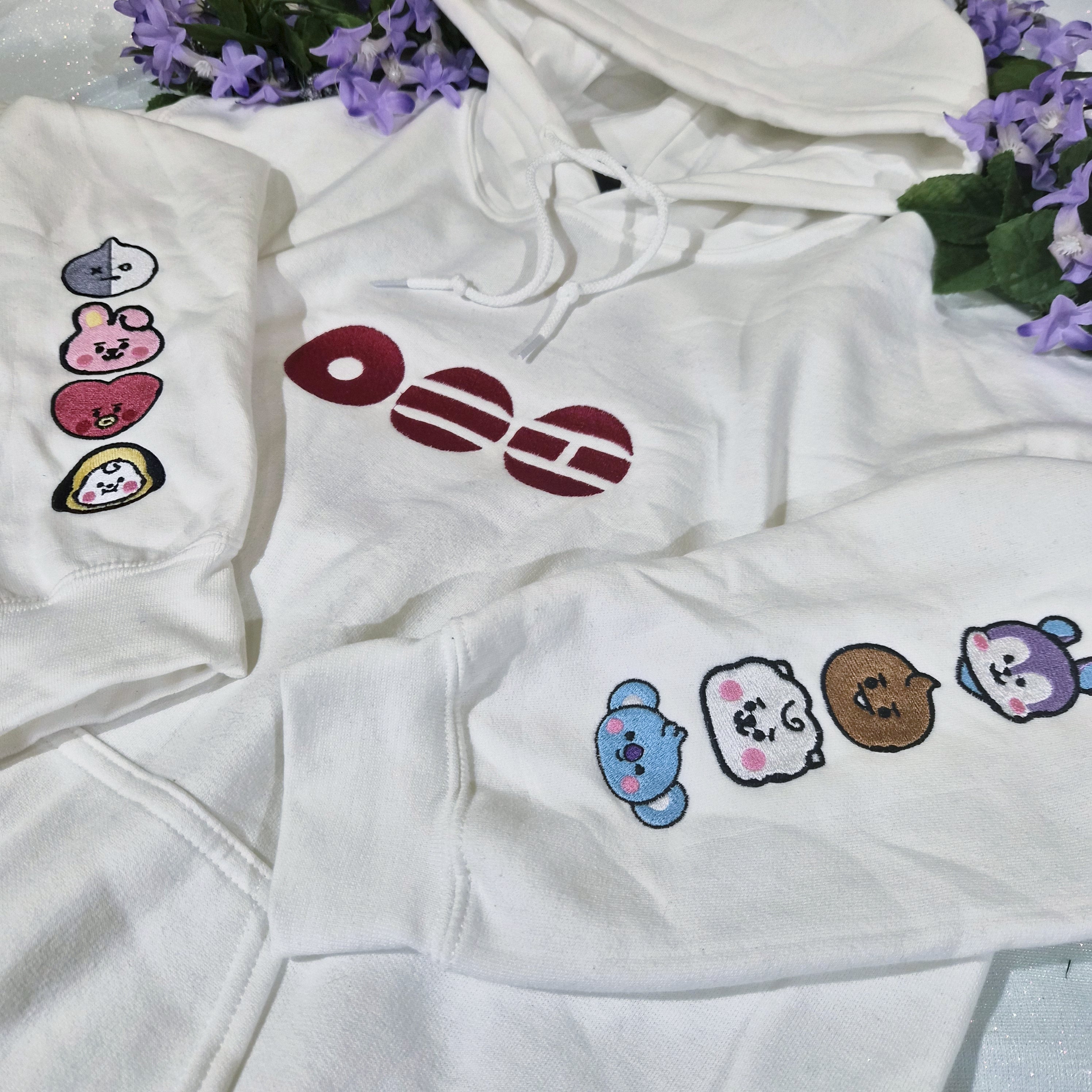 Arirang tour hoodie all 8 bt21 version – Moss Embroidery
