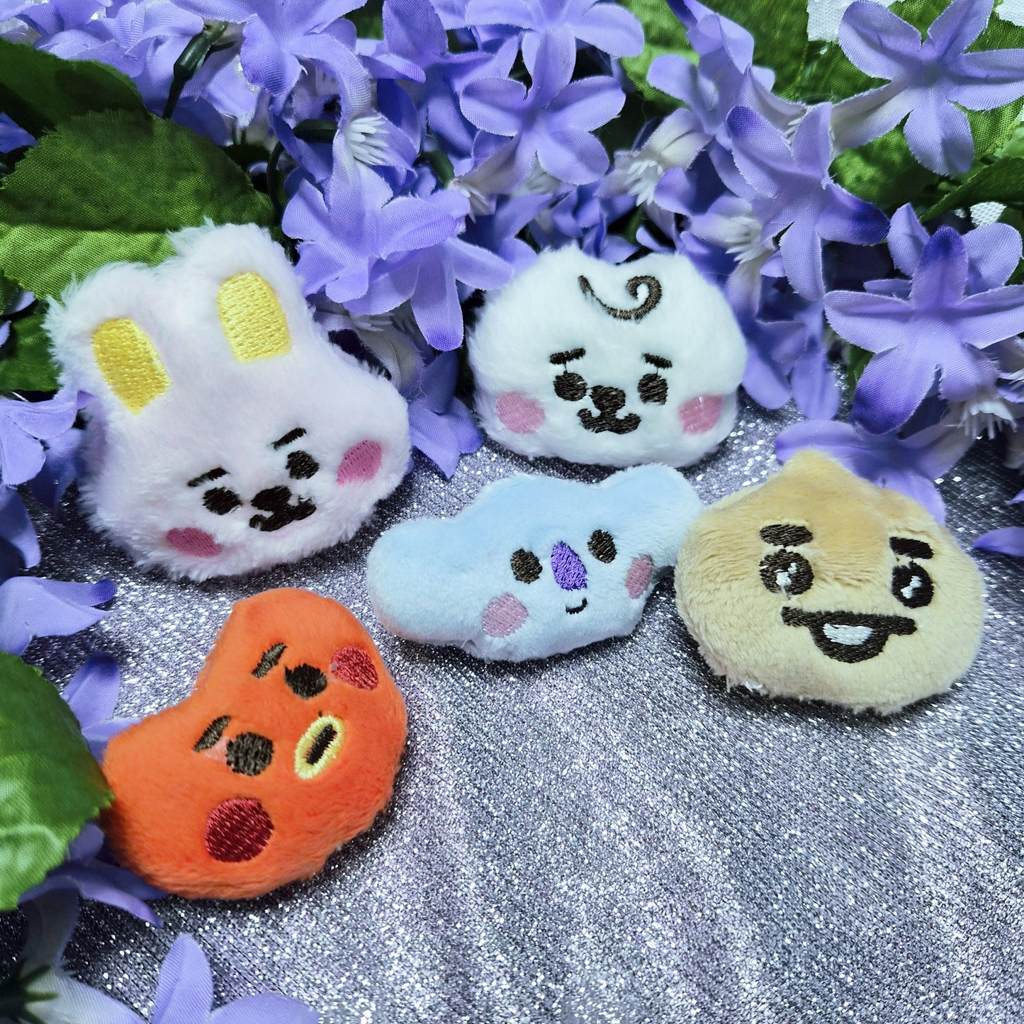 BT21 clips ans keychains