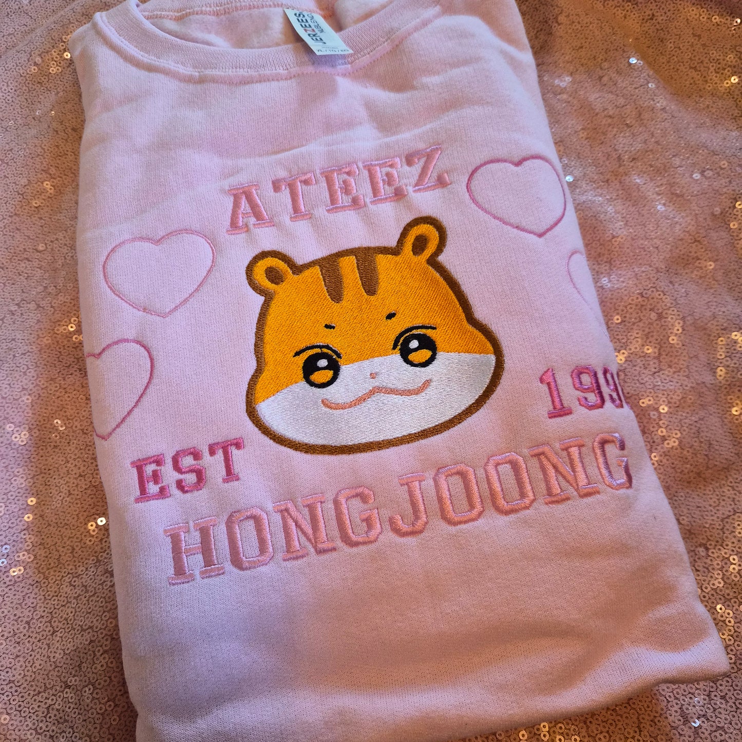 Captain squirrel embroidered crewneck