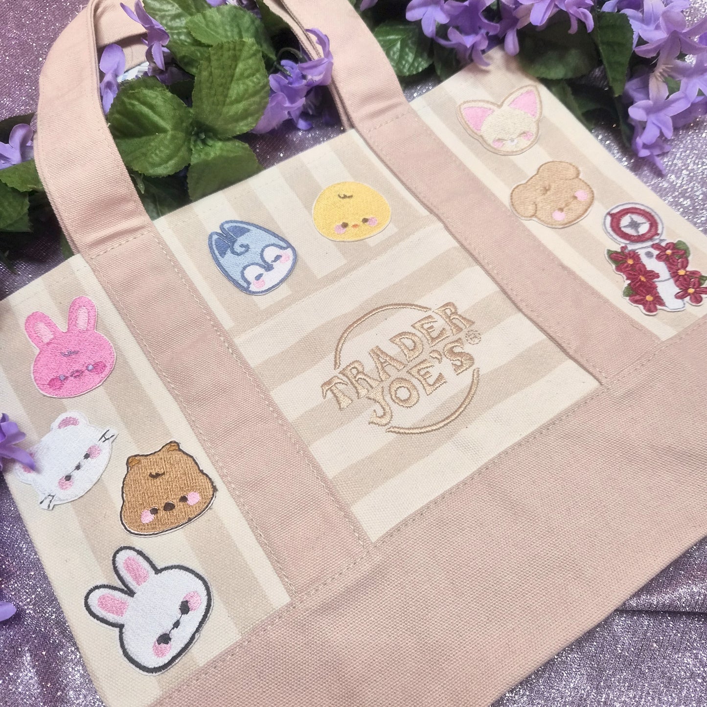 Kpop tote striped version