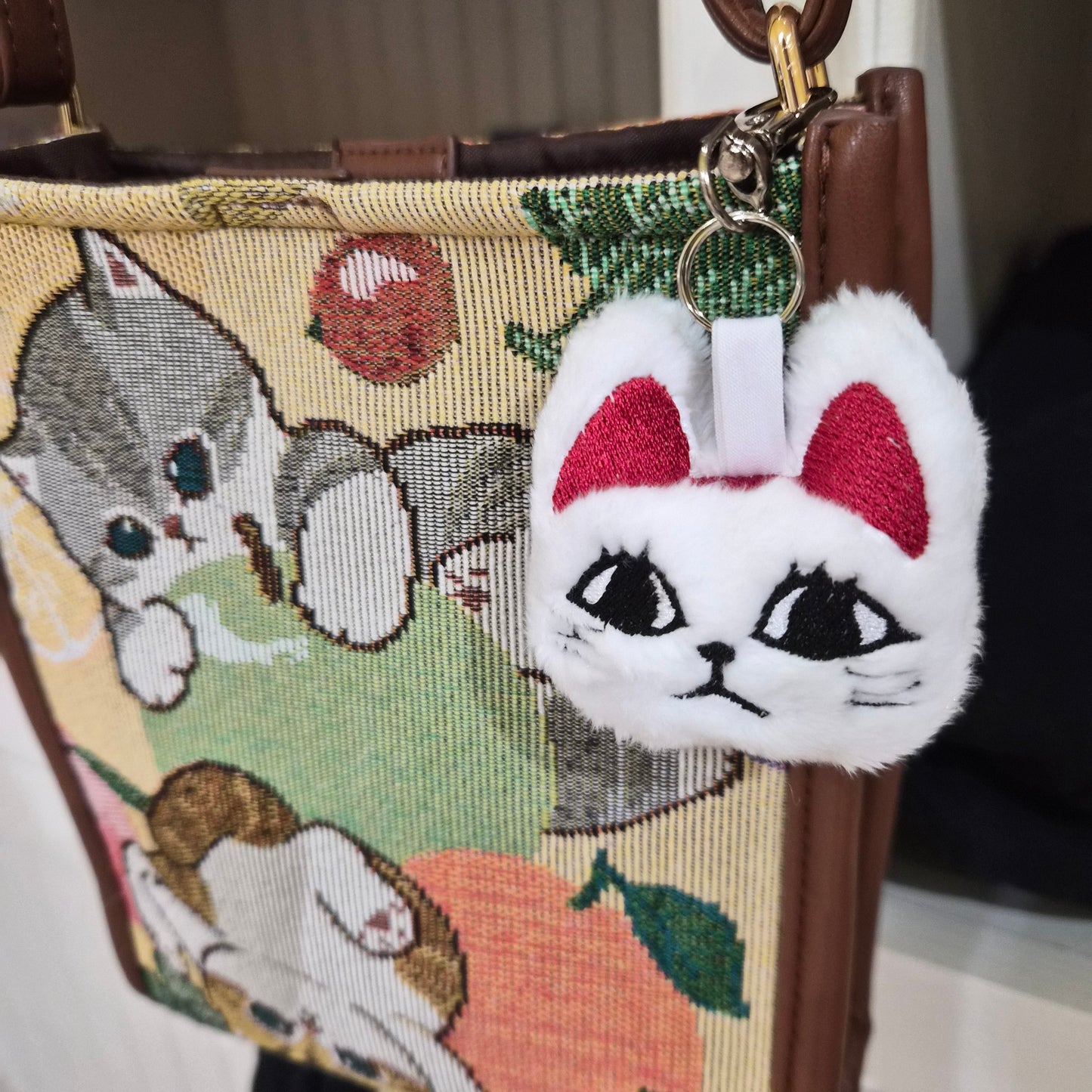 Yokai plush keychain