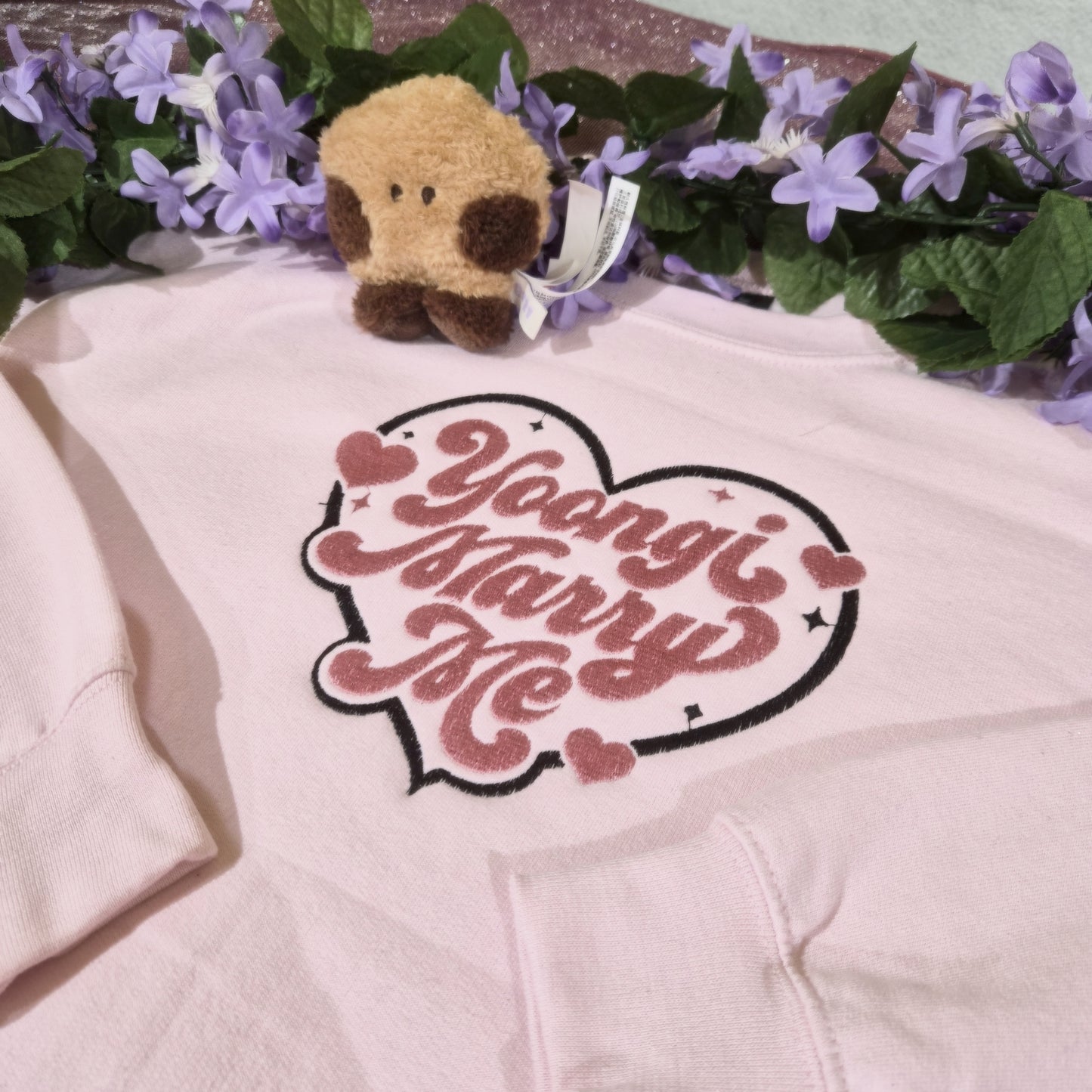 Yoongi Marry Me crewneck