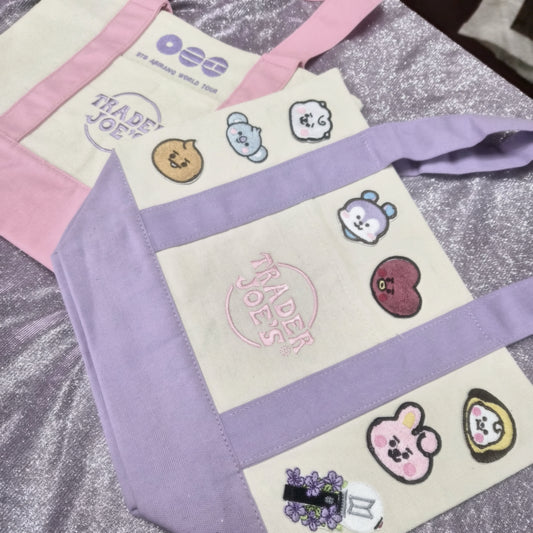 Kpop canvas totes