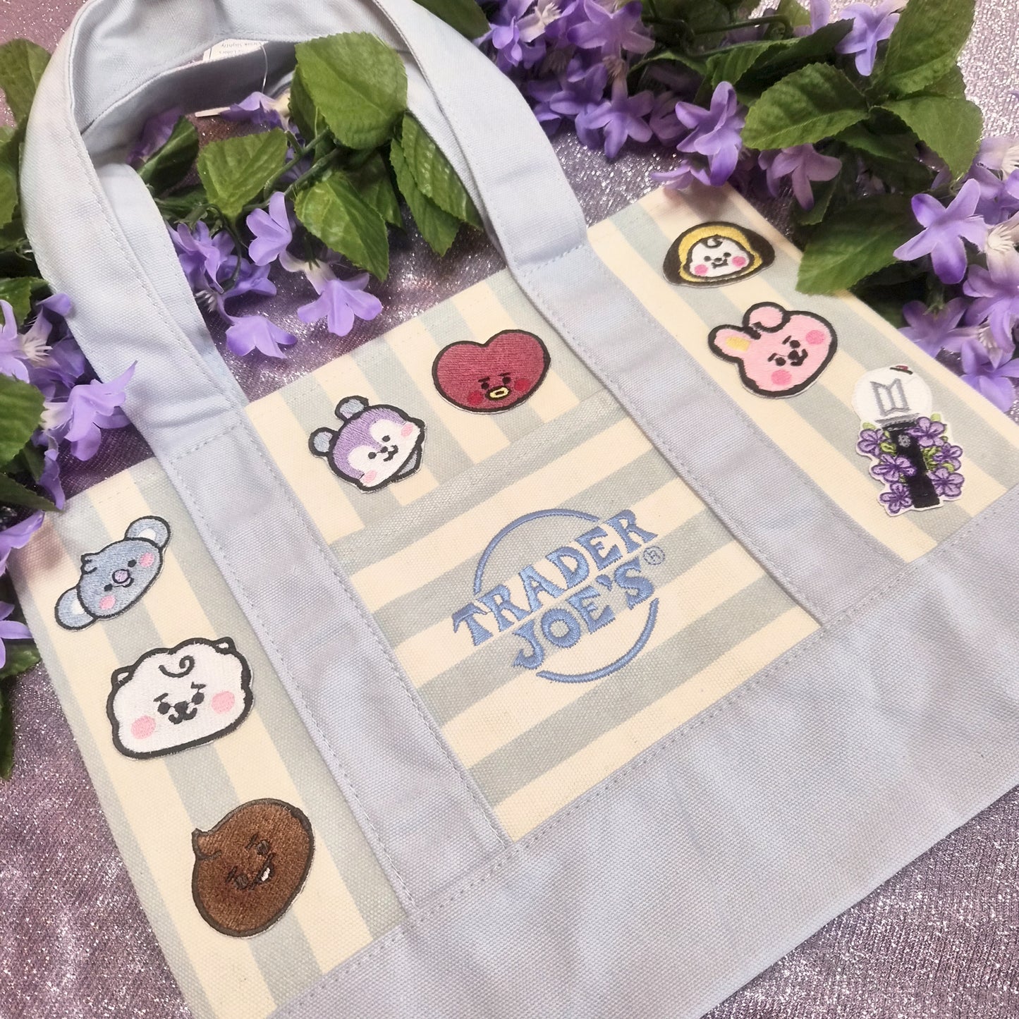 Kpop tote striped version