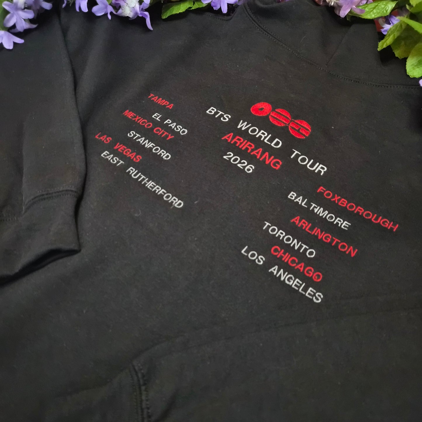 Arirang tour stop zip up
